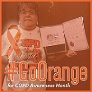 Kandy Blankartz for COPD awareness