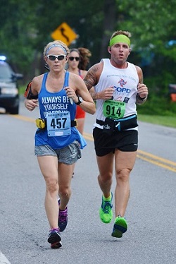 Justin Daniels runs for COPD Awareness