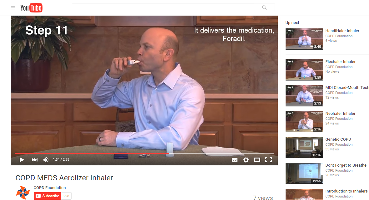 COPD Foundation Inhaler Video