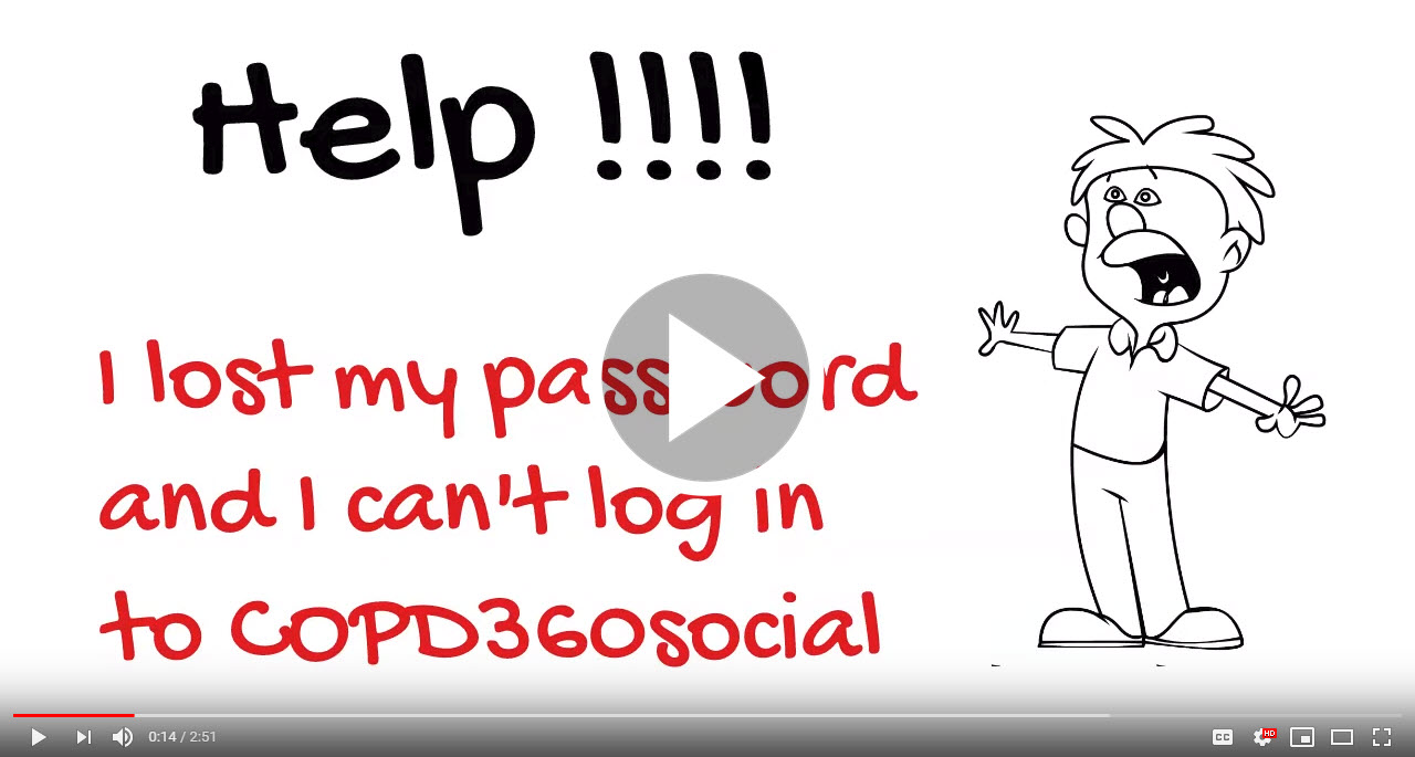 How to reset your password on COPD360social. Click to watch the video.