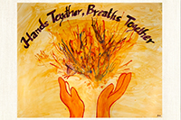 2nd Place 'Hands together, Breaths together' (Deepika Kyatham)