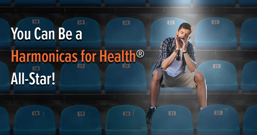 Harmonicas for Health All-Star Desktop Banner