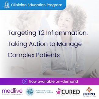 New CME Education for Clinicians Treating Respiratory Disease
