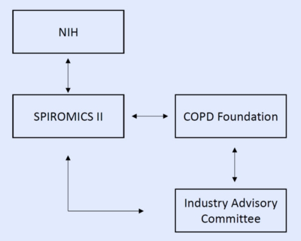 Schematic of the relationships of the IAC in SPIROMICS II