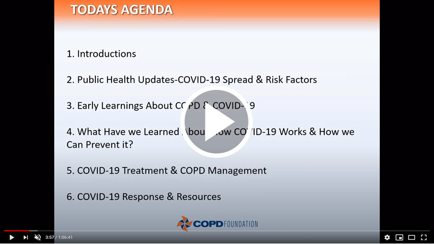 COVID-19 Updates for the COPD Community